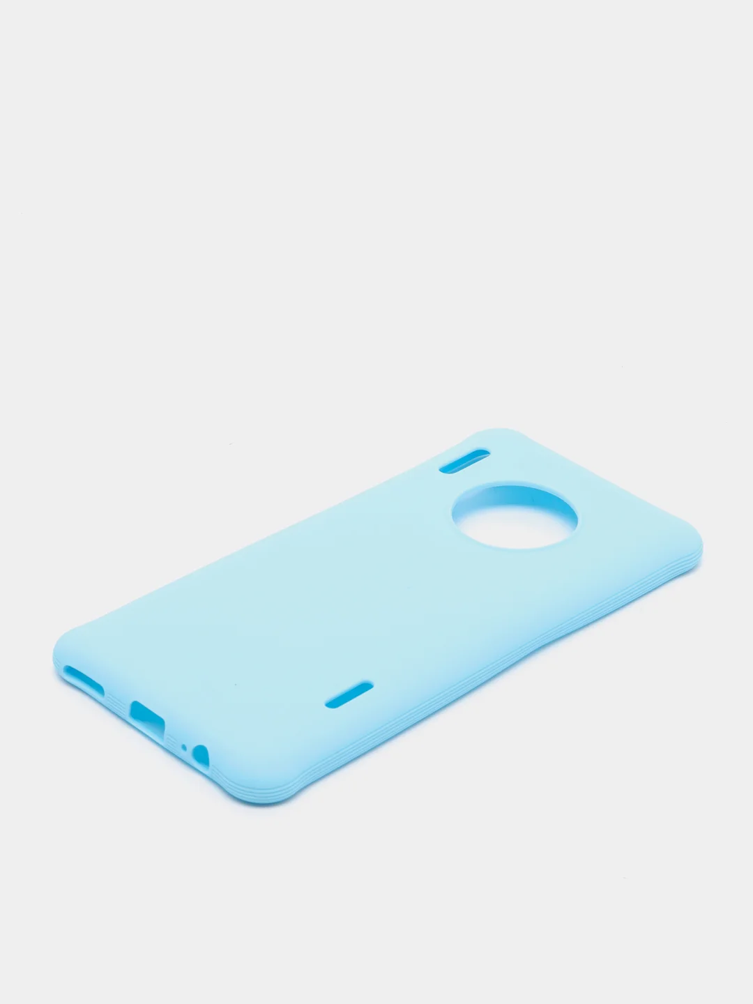 Голубой чехол силиконовый Soft-Touch для Huawei Mate 30, Mate 30 Lite, Mate 30 Pro