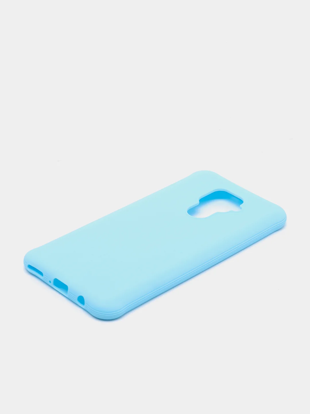 Голубой чехол силиконовый Soft-Touch для Huawei Mate 30, Mate 30 Lite, Mate 30 Pro