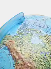 Глобус Земли физический рельефный с подсветкой, 250 мм