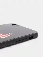 Белый светящийся чехол со стеклянным покрытием для Iphone