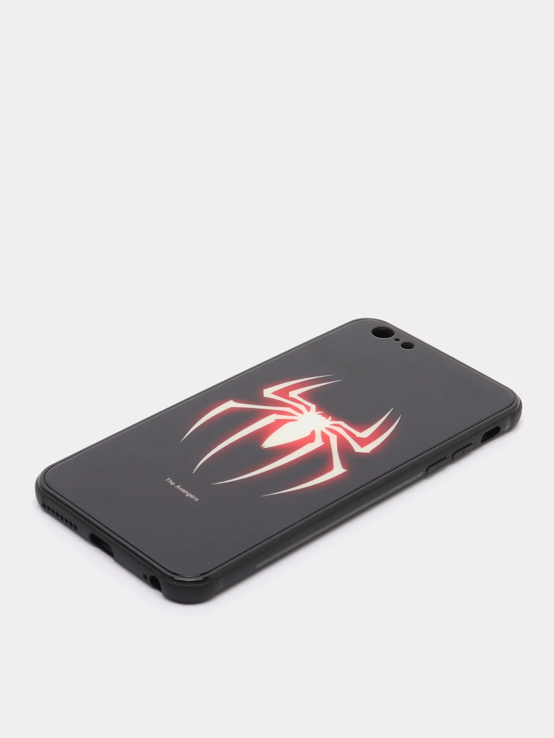 Белый светящийся чехол со стеклянным покрытием для Iphone