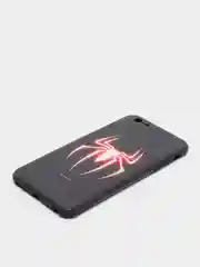 Белый светящийся чехол со стеклянным покрытием для Iphone