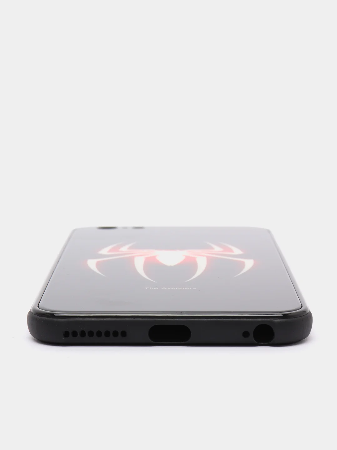 Белый светящийся чехол со стеклянным покрытием для Iphone