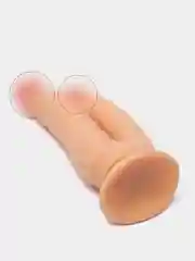 Бежевый двойной фалоимитатор