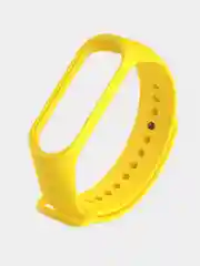 Желтый силиконовый ремешок для фитнес браслета Xiaomi Mi Band 3/4/5