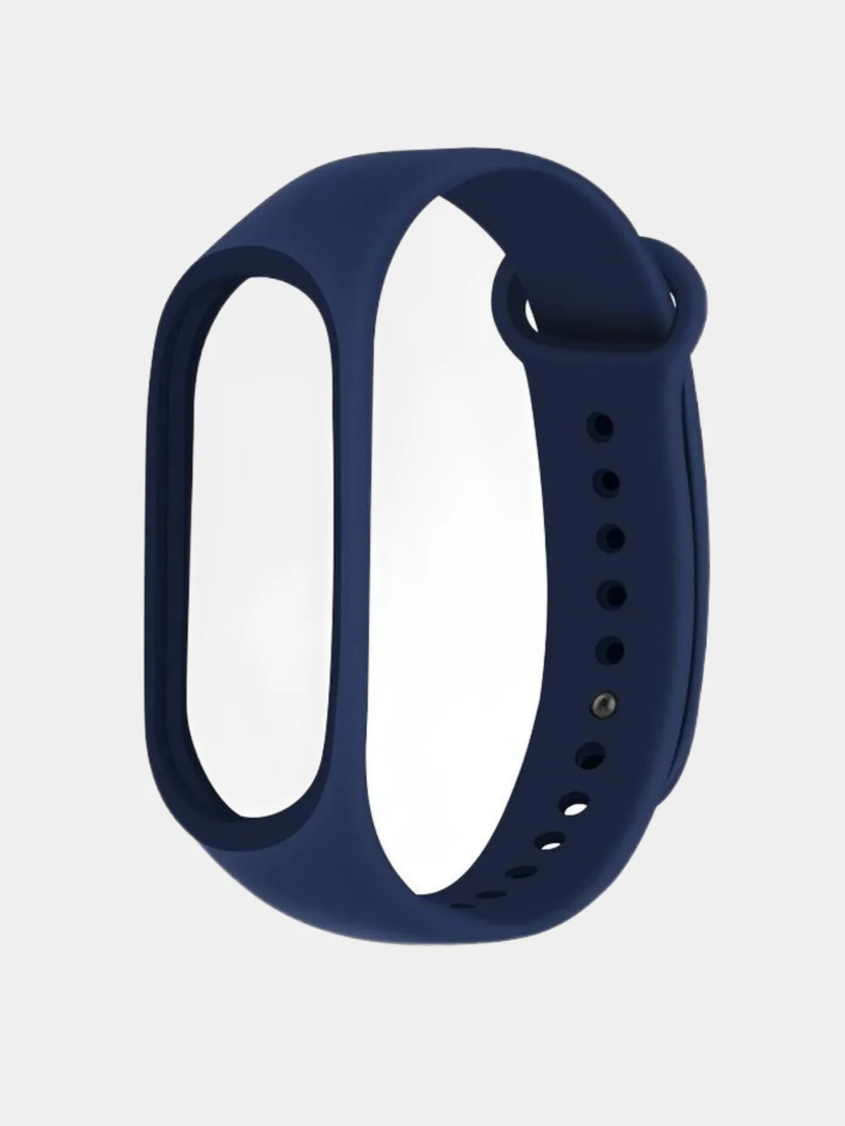 Синий силиконовый ремешок для фитнес браслета Xiaomi Mi Band 3/4/5