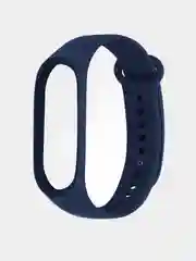 Синий силиконовый ремешок для фитнес браслета Xiaomi Mi Band 3/4/5
