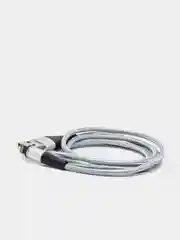 Серебряный usb кабель Twitch для быстрого заряда 2.4 А + магнитный коннектор micro, type c, Apple Ios