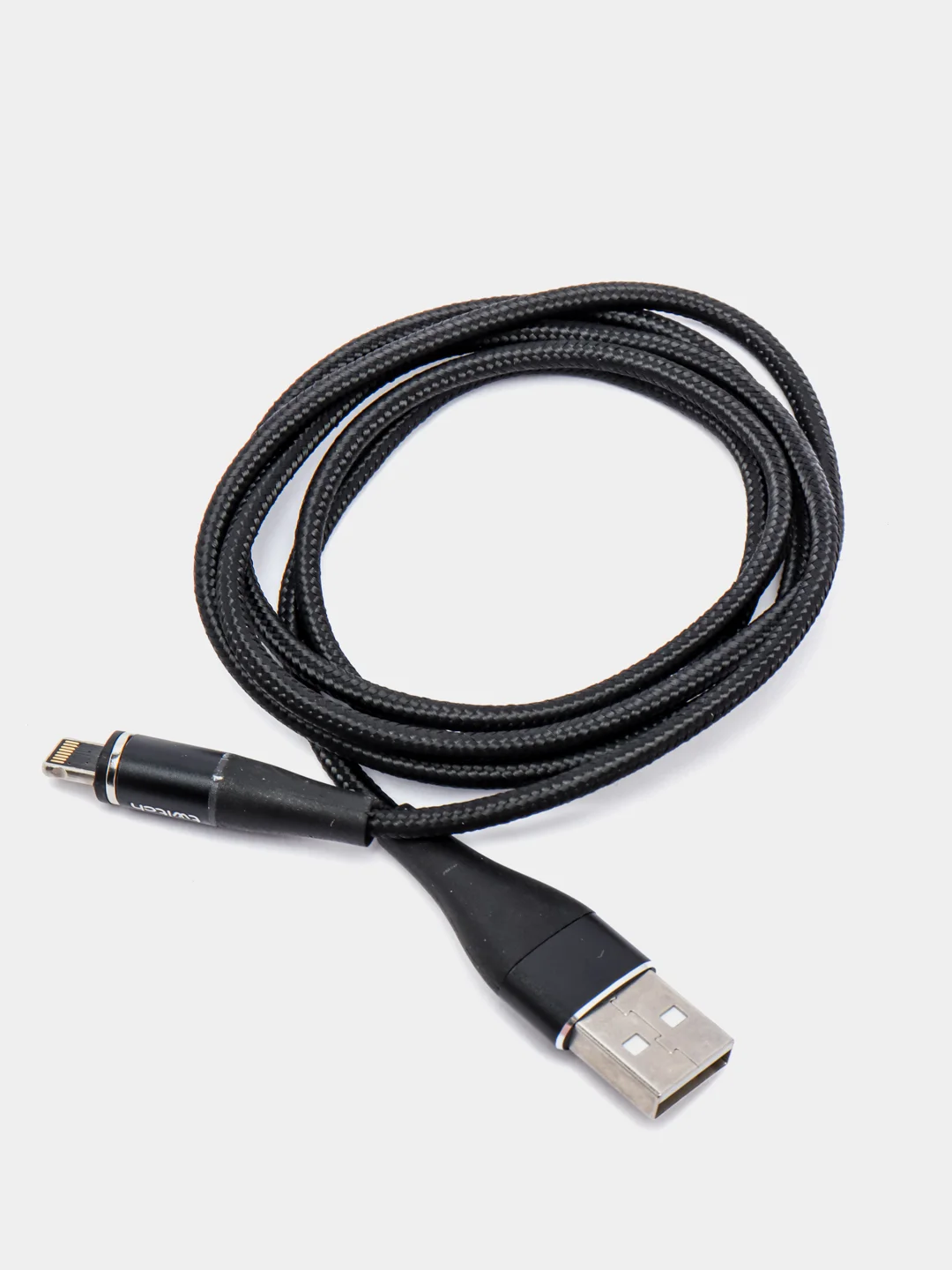 Черный usb кабель Twitch для быстрого заряда 2.4 А + магнитный коннектор micro, type c, Apple Ios