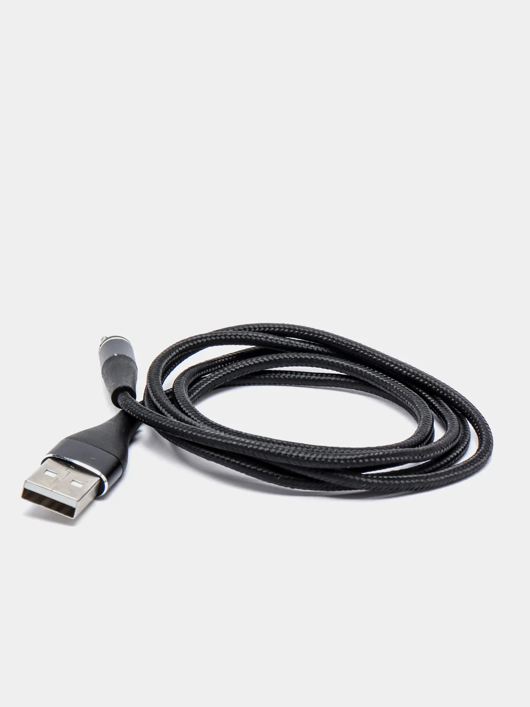 Черный usb кабель Twitch для быстрого заряда 2.4 А + магнитный коннектор micro, type c, Apple Ios