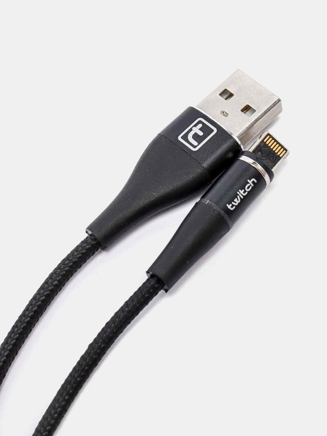 USB кабель Twitch для быстрого заряда 2.4 А + магнитный коннектор micro,  type c, Apple Ios купить по цене 309 ₽ в интернет-магазине Магнит Маркет