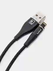 Черный usb кабель Twitch для быстрого заряда 2.4 А + магнитный коннектор micro, type c, Apple Ios