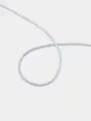 Серебряный usb кабель для зарядки магнитный Twitch 2.1 А 1 - метровый, поворот 180 градусов