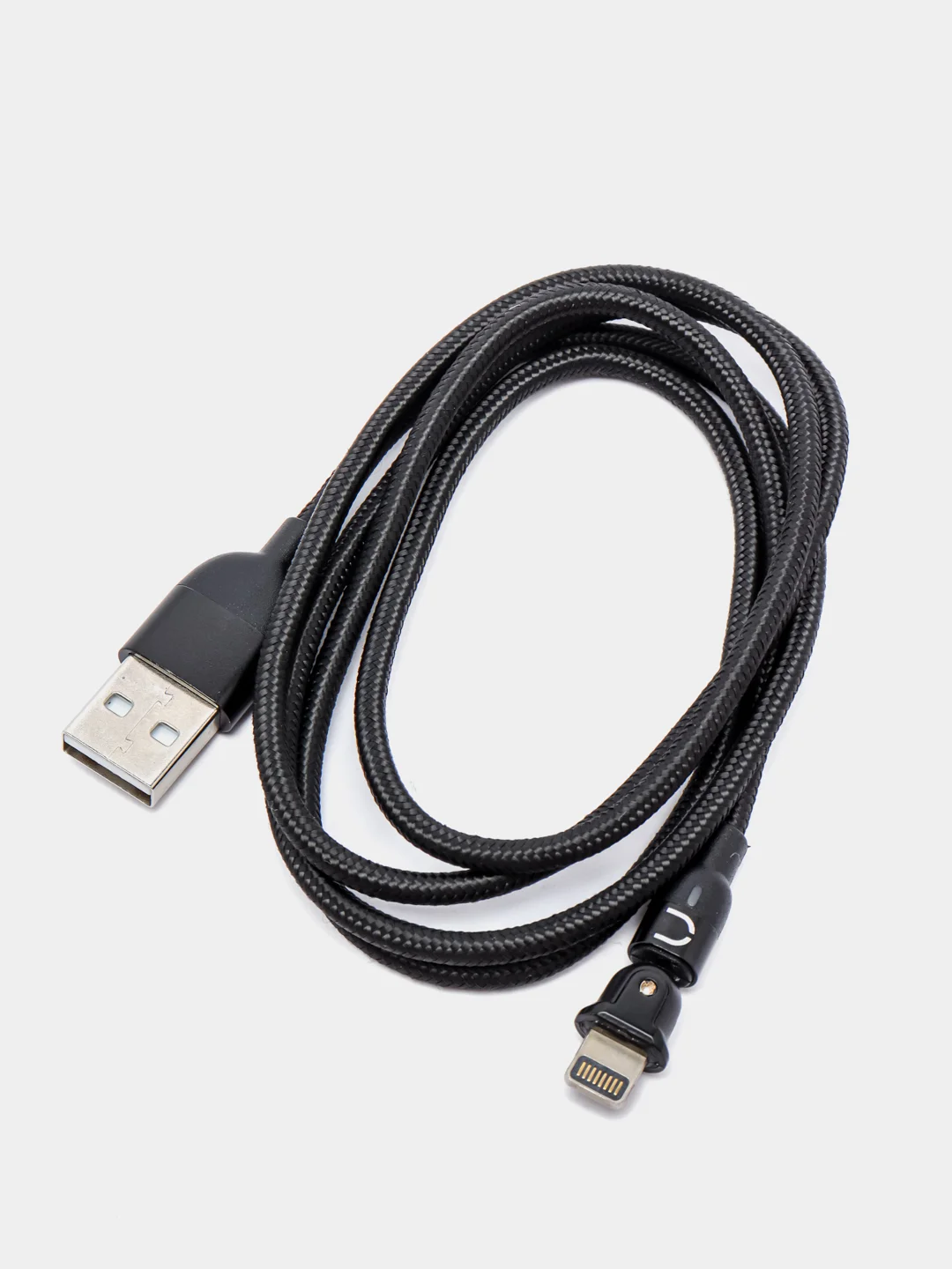 Черный usb Кабель для зарядки и передачи данных Charget 3.0 A (micro, Type C, Apple lightning)