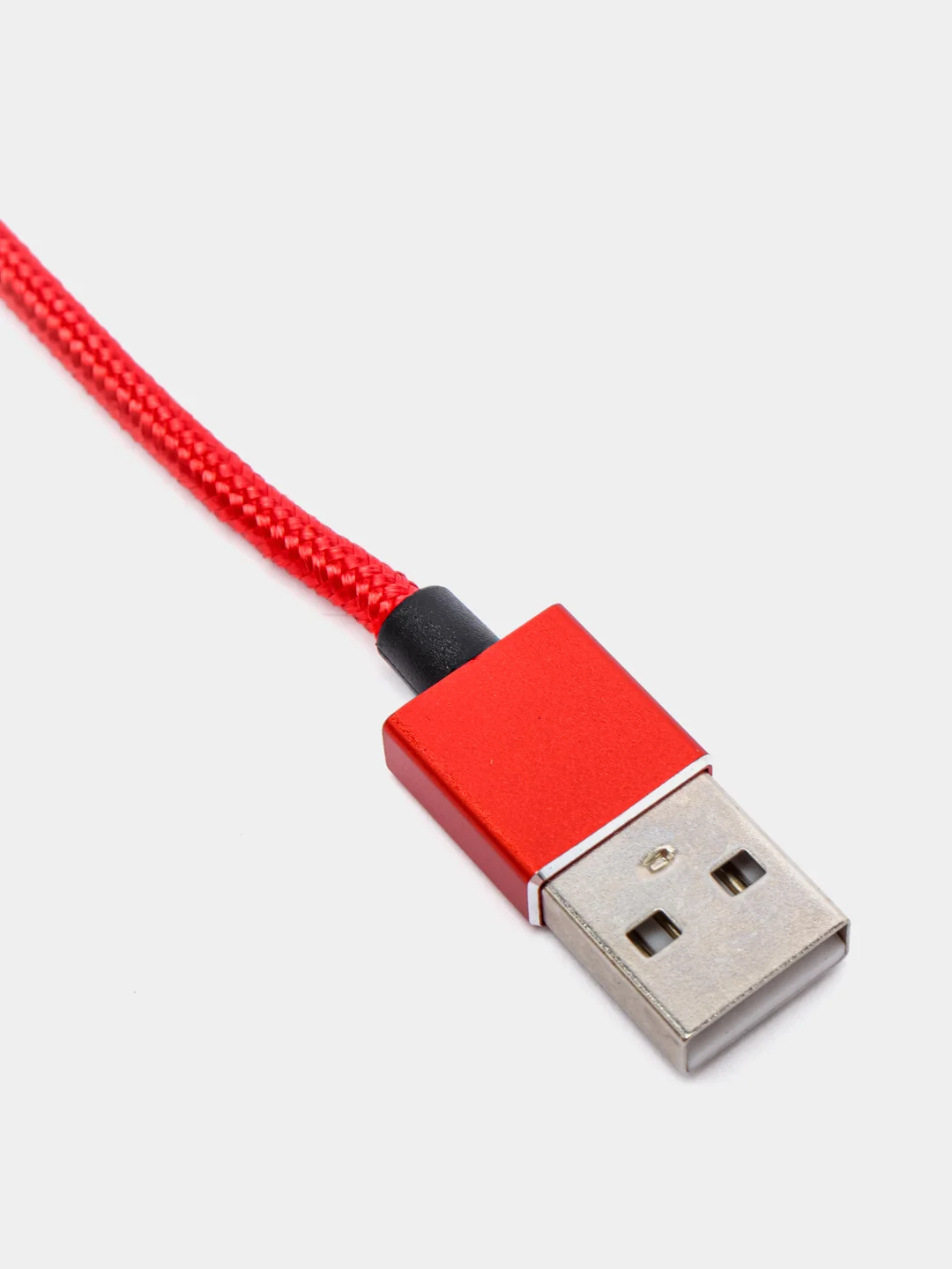 Красный usb кабель для зарядки и передачи данных, магнитный, 1 метр, Quick Charge 3.0 A+ коннектор