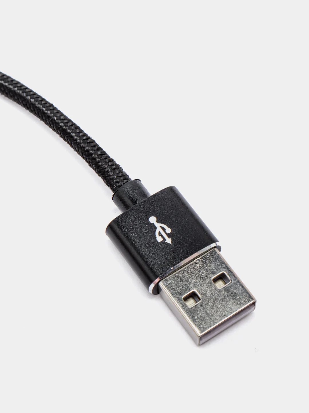 Черный usb кабель для зарядки магнитный Twitch 2.1 А 1 - метровый, поворот 180 градусов
