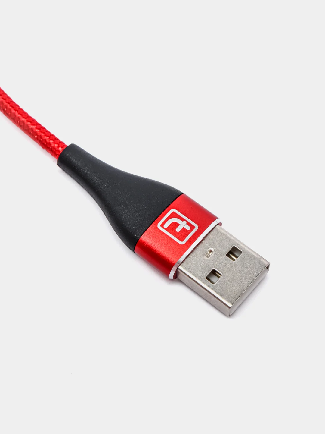 Красный usb кабель Twitch для быстрого заряда 2.4 А + магнитный коннектор micro, type c, Apple Ios