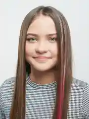 Конфетный пряди цветные на заколке