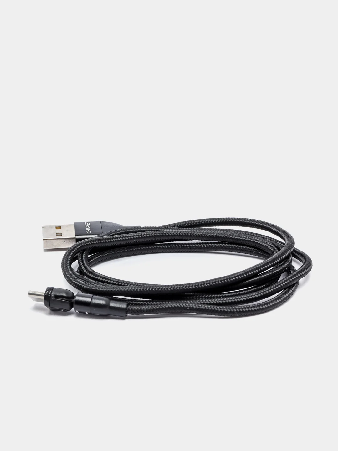 Черный usb Кабель для зарядки и передачи данных Charget 3.0 A (micro, Type C, Apple lightning)