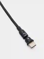 Черный usb Кабель для зарядки и передачи данных Charget 3.0 A (micro, Type C, Apple lightning)