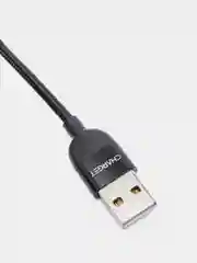 Черный usb Кабель для зарядки и передачи данных Charget 3.0 A (micro, Type C, Apple lightning)