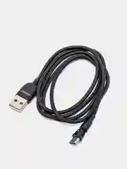 Черный usb Кабель для зарядки и передачи данных Charget 3.0 A (micro, Type C, Apple lightning)