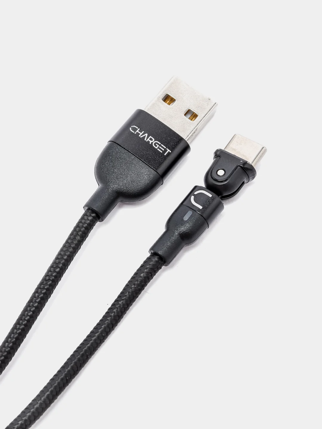 Черный usb Кабель для зарядки и передачи данных Charget 3.0 A (micro, Type C, Apple lightning)
