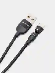 Черный usb Кабель для зарядки и передачи данных Charget 3.0 A (micro, Type C, Apple lightning)