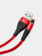 Красный usb кабель Twitch для быстрого заряда 2.4 А + магнитный коннектор micro, type c, Apple Ios