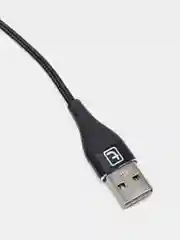 Черный usb кабель Twitch для быстрого заряда 2.4 А + магнитный коннектор micro, type c, Apple Ios