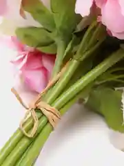 Розовый искусственные цветы пионы с гортензией, букет