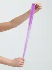 Фиолетовый пряди цветные на заколке