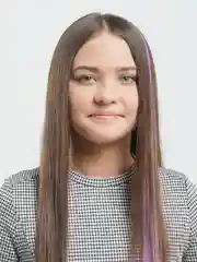 Фиолетовый пряди цветные на заколке
