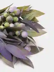 Аметистовый искусственные цветы боярышник, зелень, искуственная трава