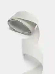 Серый репсовая лента, 40 мм, отрез 3 м