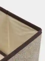 Бежевый складной ящик для хранения