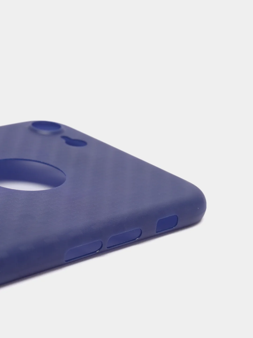 Накладка iPhone 7 / 8 / SE 2020 Platina Super Slim, 0.3 мм, Carbon Design, синий