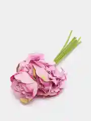 Фиолетовый искусственные цветы пионы с гортензией, букет