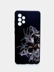 Хром чехол силиконовый с принтом Samsung Galaxy A72