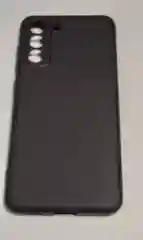 Черный чехол для Samsung с бархатом внутри S21 FE