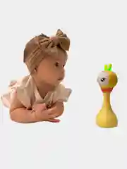 Бежевый меланж повязка на голову для девочек