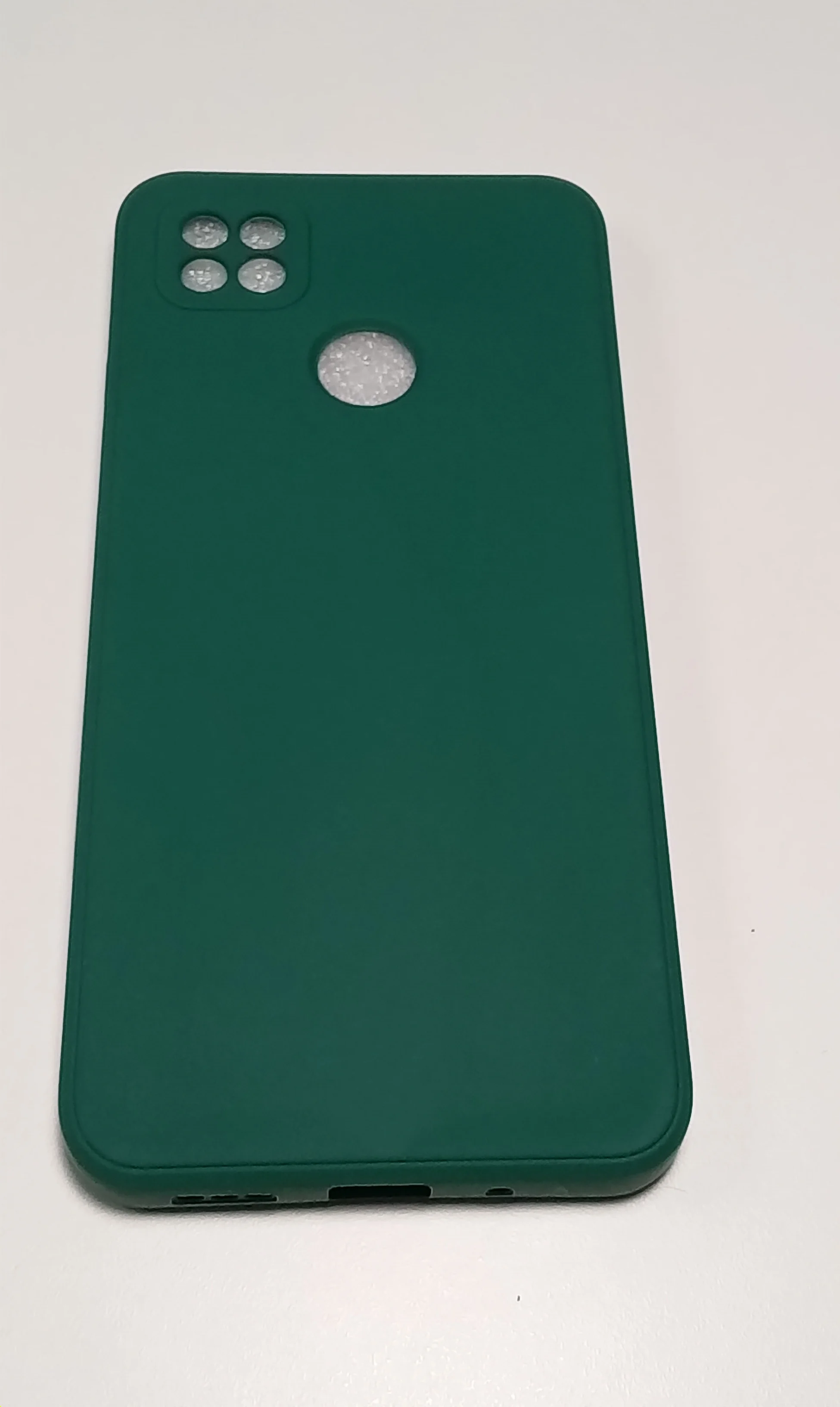 Зеленый чехол с защитой камеры и бархатом внутри для XIAOMI REDMI 9C