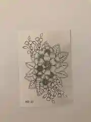Серый меланж временные татуировки