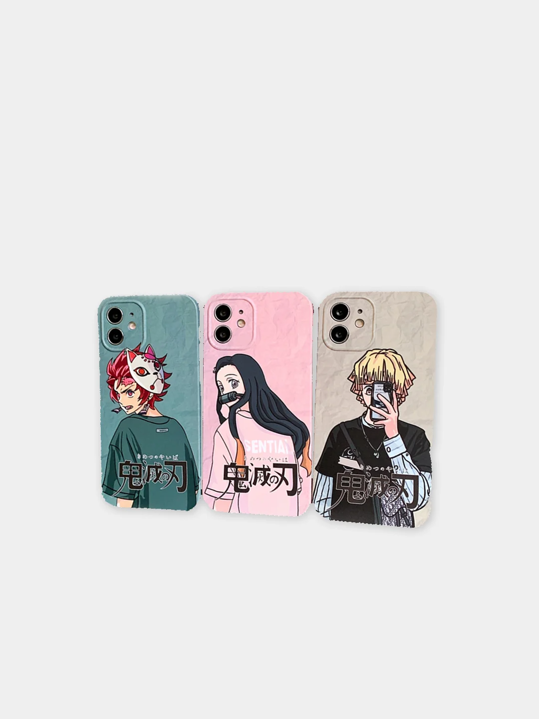 Чехол силиконовый "Клинок, рассекающий демонов" для iPhone XR, 11, 12 mini, 12 Pro, 13 Pro