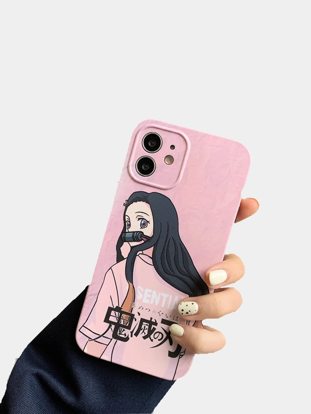 Конфетный чехол силиконовый "Клинок, рассекающий демонов" для iPhone XR, 11, 12 mini, 12 Pro, 13 Pro