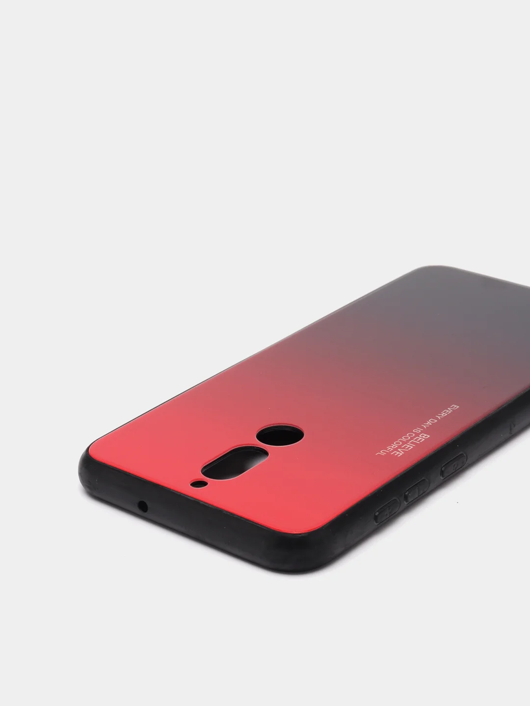 Коричневый градиентный чехол из закалённого стекла для Huawei Mate 10 lite