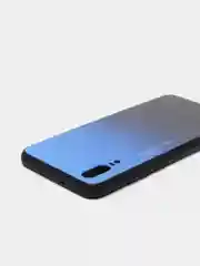 Серый градиентный чехол из закалённого стекла для Huawei P20