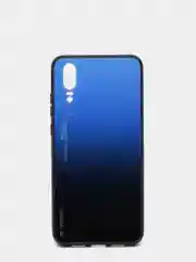 Серый меланж градиентный чехол из закалённого стекла для Huawei P20