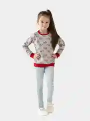 Серый меланж джемпер детский Утенок