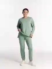 Мятный спротивный костюм женский